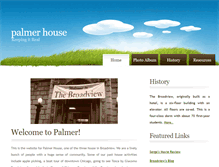 Tablet Screenshot of palmer-house.uchicago.edu