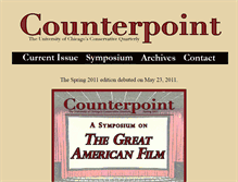 Tablet Screenshot of counterpoint.uchicago.edu