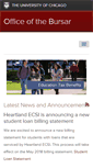 Mobile Screenshot of bursar.uchicago.edu