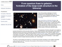 Tablet Screenshot of cosmicweb.uchicago.edu