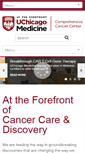 Mobile Screenshot of cancer.uchicago.edu