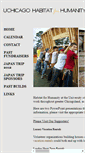 Mobile Screenshot of habitat-for-humanity.uchicago.edu