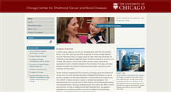 Desktop Screenshot of kidscancer.uchicago.edu