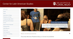 Desktop Screenshot of clas.uchicago.edu
