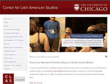 Tablet Screenshot of clas.uchicago.edu