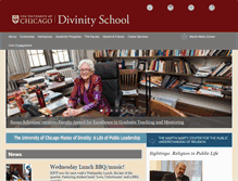 Tablet Screenshot of divinity.uchicago.edu