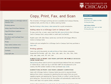 Tablet Screenshot of printing.uchicago.edu