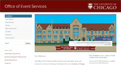 Desktop Screenshot of eventservices.uchicago.edu