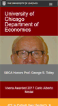 Mobile Screenshot of economics.uchicago.edu