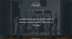Desktop Screenshot of americanculture.uchicago.edu