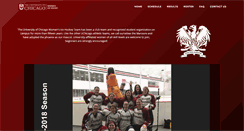 Desktop Screenshot of icehockey.uchicago.edu