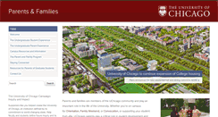 Desktop Screenshot of parents.uchicago.edu