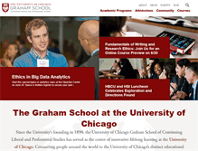 Tablet Screenshot of grahamschool.uchicago.edu