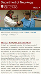 Mobile Screenshot of neurology.uchicago.edu