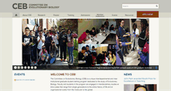 Desktop Screenshot of evbio.uchicago.edu