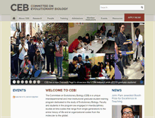 Tablet Screenshot of evbio.uchicago.edu