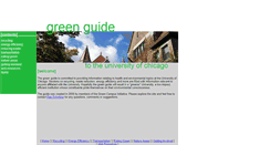 Desktop Screenshot of greenguide.uchicago.edu