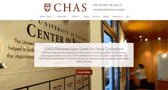Desktop Screenshot of chas.uchicago.edu