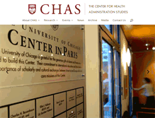Tablet Screenshot of chas.uchicago.edu