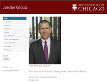 Tablet Screenshot of jordan-group.uchicago.edu