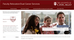 Desktop Screenshot of dualcareers.uchicago.edu