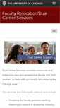 Mobile Screenshot of dualcareers.uchicago.edu