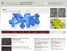 Tablet Screenshot of mrsec.uchicago.edu