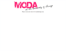 Tablet Screenshot of moda.uchicago.edu