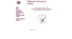 Desktop Screenshot of chem-nmr.uchicago.edu