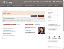 Tablet Screenshot of lib.uchicago.edu
