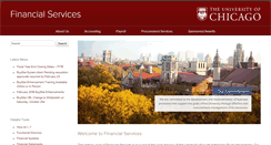 Desktop Screenshot of finserv.uchicago.edu