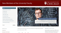 Desktop Screenshot of newfaculty.uchicago.edu