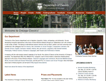 Tablet Screenshot of classics.uchicago.edu